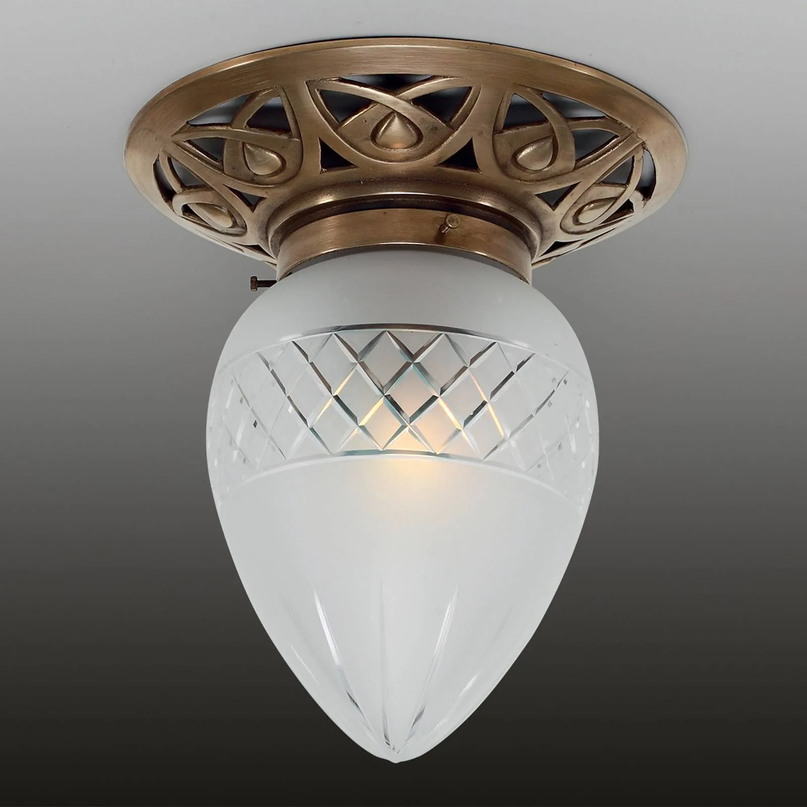 Pauline - small ceiling light made of brass