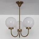 D119 three-bulb brass chandelier