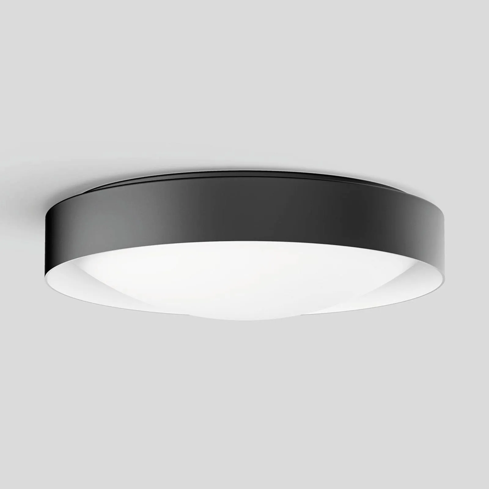 BEGA Studio Line ceiling lamp Ø36cm black/white