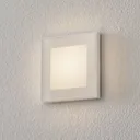 BEGA Accenta wall lamp angular ring white 160 lm