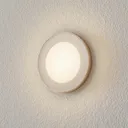 BEGA Accenta wall lamp round ring steel 160lm