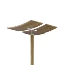 B-Leuchten Duo LED floor lamp with dimmer, wood