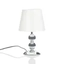 Bea chrome-plated table lamp