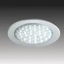 R 68 LED recessed light in stainless steel look