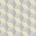 As Creation Life Beige, grey & yellow Geometric Glitter effect Smooth Wallpaper