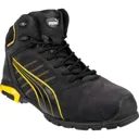 Puma Mens Safety Amsterdam Mid Safety Boots - Black, Size 8