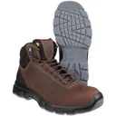 Puma Mens Safety Condor Mid Safety Boots - Brown, Size 6