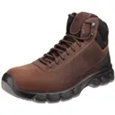Puma Mens Safety Condor Mid Safety Boots - Brown, Size 9