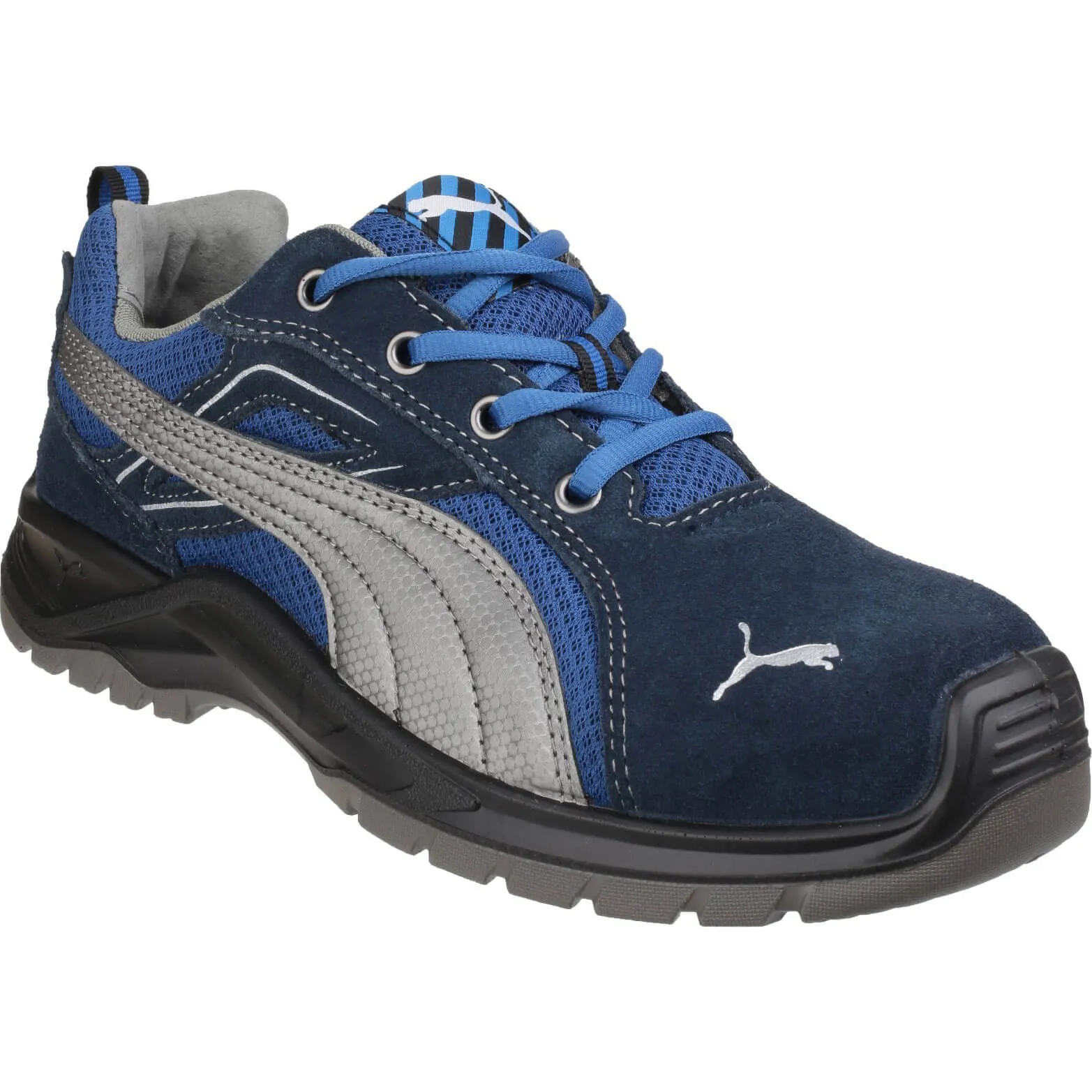 Puma Safety Omni Sky Low Safety Shoe - Blue, Size 10.5