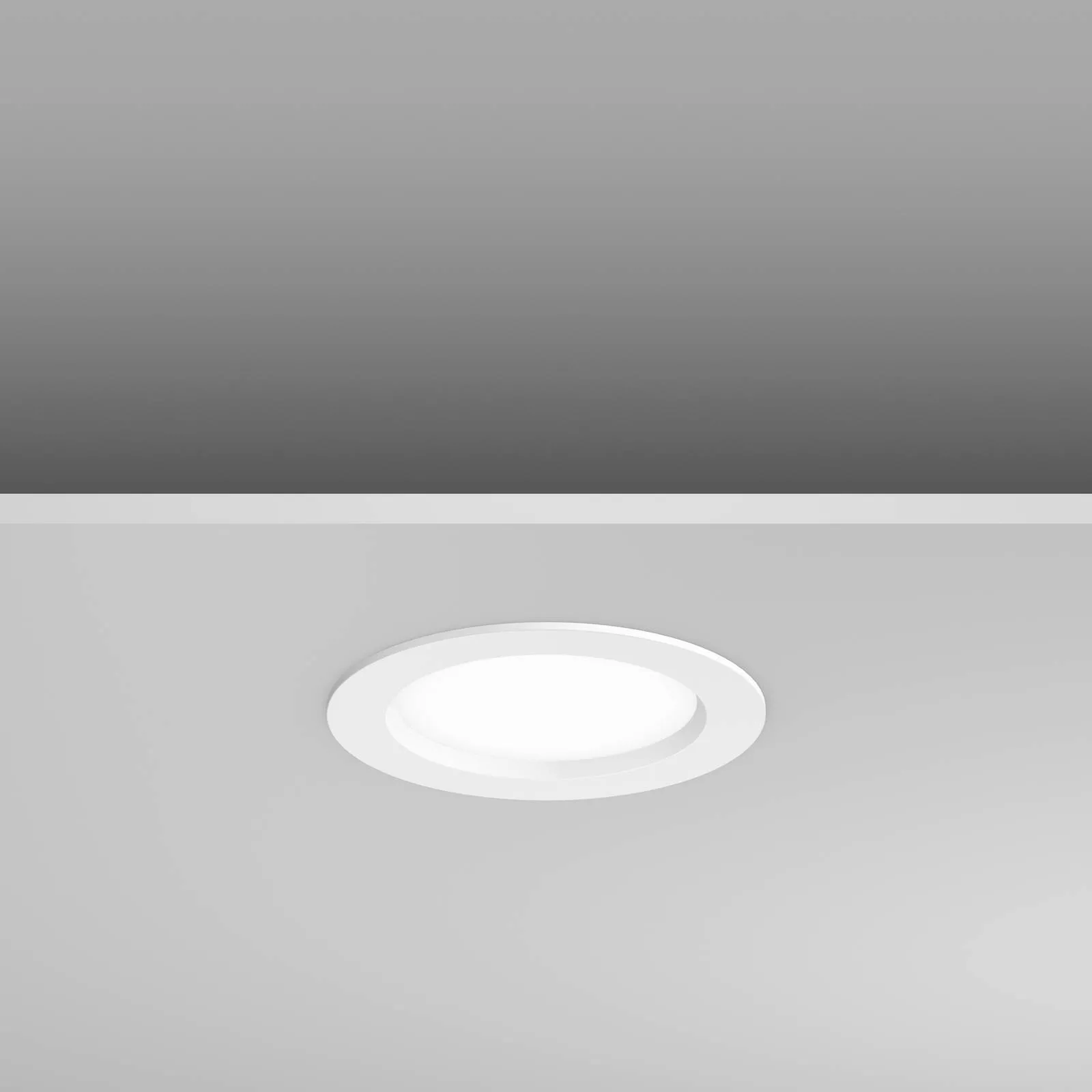 RZB HB 801 LED recessed downlight IP54 Ø22.5cm 20W