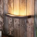 LED wall light Dolce in rust look, 50 cm wide
