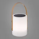 Bari LED solar table lamp with RGB colour change