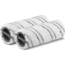 Karcher Lint Free Rollers for FC 5 Floor Cleaners - Grey, Pack of 2
