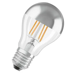 OSRAM LED bulb E27 silver mirror 4 W 2,700 K box