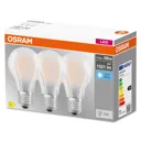 OSRAM LED bulb E27 base CL A 11 W 4,000 K matt 3x