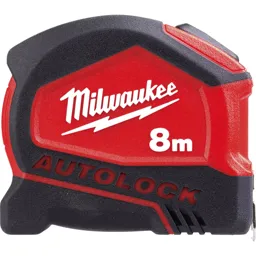 Milwaukee Autolock Tape Measure Metric - Metric, 8m, 25mm
