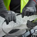 Milwaukee Cut Level 5 Dipped Work Gloves - Black / Red, XXL