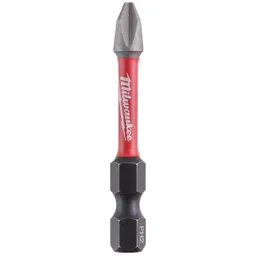Milwaukee Shockwave Impact Duty Phillips Screwdriver Bits - PH2, 50mm, Pack of 10