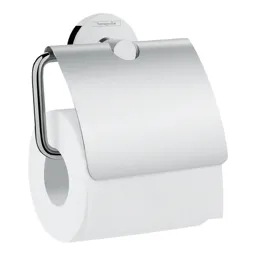 hansgrohe Logis Universal Toilet Roll Holder with Cover Chrome - 41723000