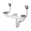 hansgrohe Double Bowl Kitchen Sink Waste Kit - 43922800
