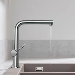 hansgrohe Talis M54 Pull Out Kitchen Tap 270 Chrome - 72808000