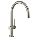 hansgrohe Talis M54 Kitchen Tap 220 Stainless Steel - 72804800