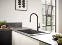hansgrohe Talis M54 Pull Out Kitchen Tap 210 Black - 72800670