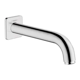 hansgrohe Vernis Shape Wall Mounted Bath Mixer Tap Spout Chrome - 71460000