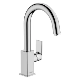 hansgrohe Vernis Shape Basin Mixer Tap with Swivel Spout Chrome - 71564000