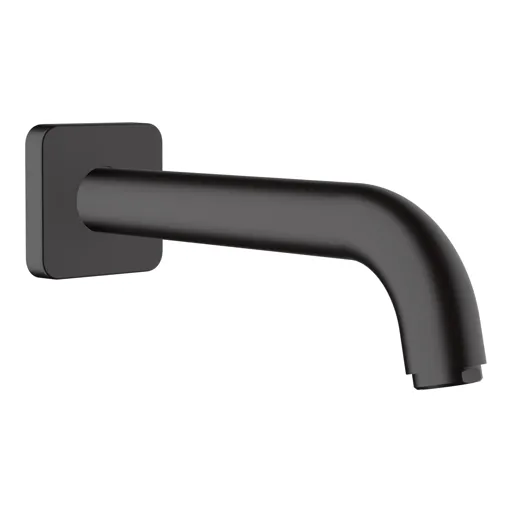 hansgrohe Vernis Shape Wall Mounted Bath Mixer Tap Spout Matt Black - 71460670