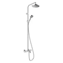 hansgrohe Vernis Blend Thermostatic Mixer Shower with Bath Spout - Round Drench & Handset - 26274000