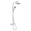 hansgrohe Vernis Shape Thermostatic Green Mixer Shower - Square Drench & Round Handset - 26319000