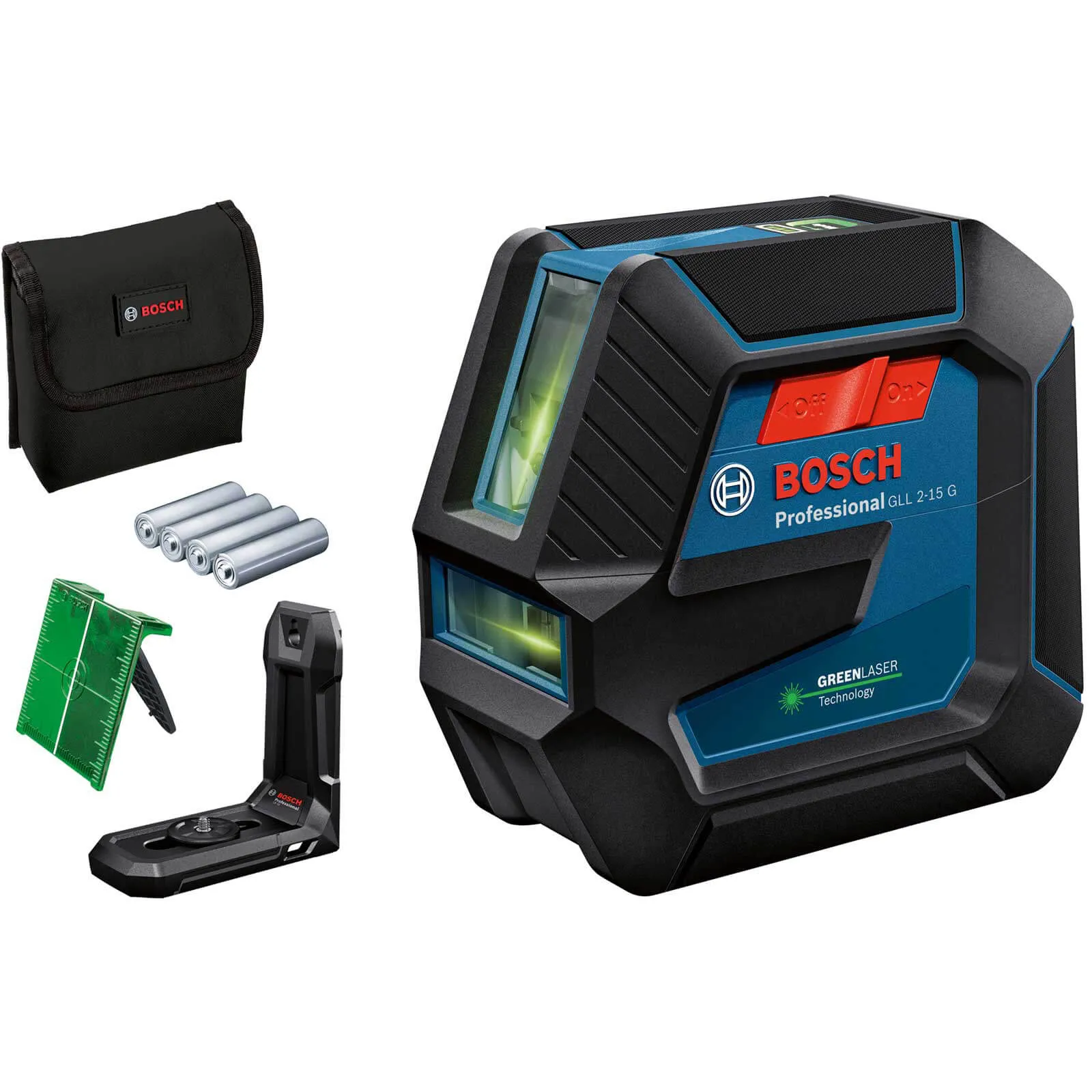 Bosch GLL 2-15 G Green Beam Line Laser Level 