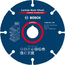 Bosch Expert Carbide Multi Cutting Disc - 125mm, Pack of 1