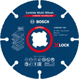 Bosch Expert X Lock Carbide Multi Cutting Disc - 125mm, Pack of 1