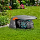 Gardena Sileno Minimo Robotic Lawnmower 500 - 1 x 2ah Integrated Li-ion, Charger
