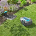 Gardena Smart SILENO CITY Robotic Lawnmower 500 Set - 1 x 2ah Integrated Li-ion, Charger