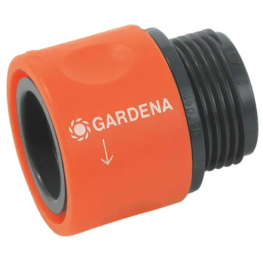 Gardena ORIGINAL Threaded Hose Pipe Connector - 26.5mm, Pack of 1