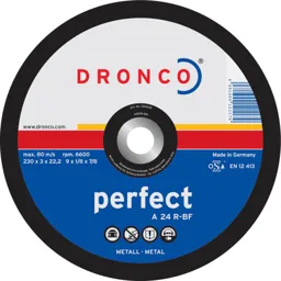 Dronco A 24 R PERFECT Flat Metal Cutting Disc - 100mm, Pack of 1