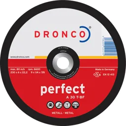 Dronco A 30 T PERFECT Depressed Metal Grinding Disc - 100mm, Pack of 1