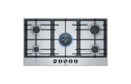 Bosch Serie 6 Integrated Gas Hob 90cm - Stainless Steel (PCR9A5B90)