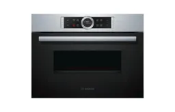 Bosch Serie 8 Integrated Compact Oven & Microwave - Stainless Steel (CMG633BS1B)