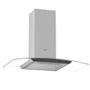Neff N50 D94AFM1N0B Stainless steel Curved Cooker hood, (W)90cm