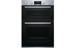 Bosch Serie 6 Integrated Double Electric Oven - Stainless Steel (MBA5350S0B)