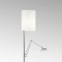 LED floor lamp Nola matt nickel