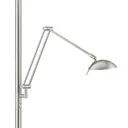 LED floor lamp Nola matt nickel
