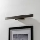Linn LED wall light, dimmable, matt nickel