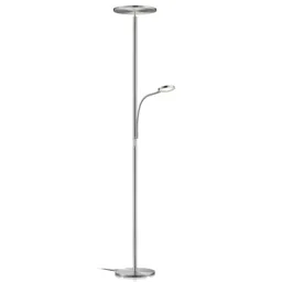 Dimmable Hades LED uplighter with LED reading arm