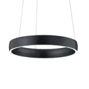 Sara-40 LED hanging lamp black, 2,200-3,000 K