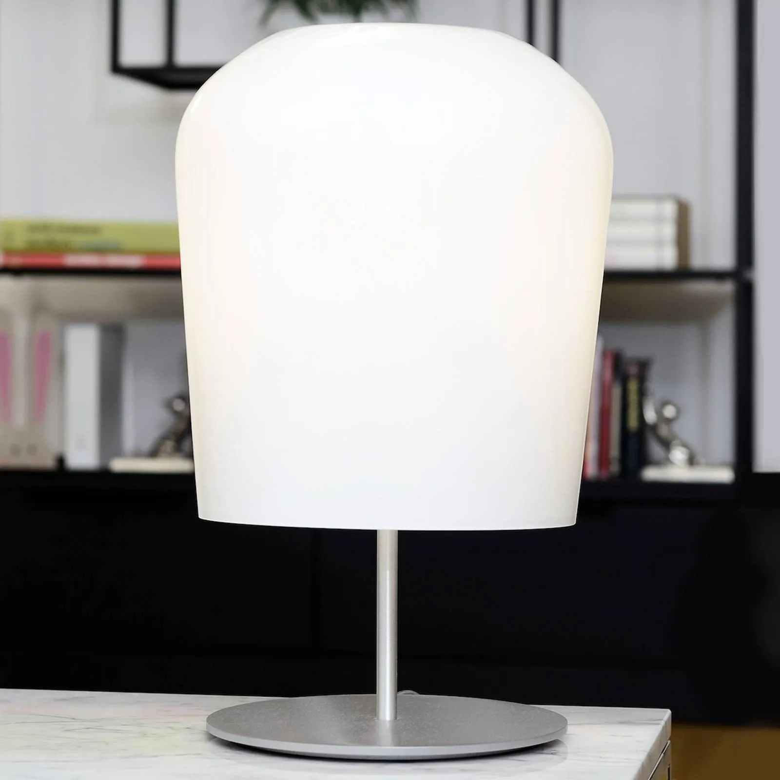 Casablanca Syss table lamp with dimmer, white